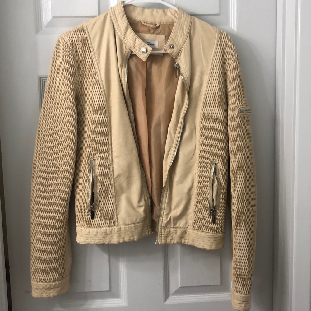 Faux leather jacket